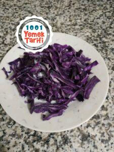 Mor lahana salatası tarifi