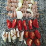 Tavuk Şiş yapımı