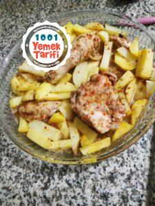 Fırında Patatesli Tavuk