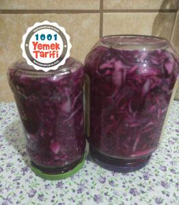 Kırmızı lahana Turşusu