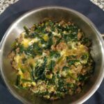 Kıymalı yumurtalı ıspanak tarifi