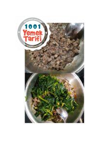 Kıymalı yumurtalı ıspanak tarifi