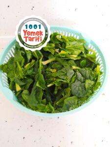 Ispanaklı Börek Tarifi (Çiğ Malzemeden)