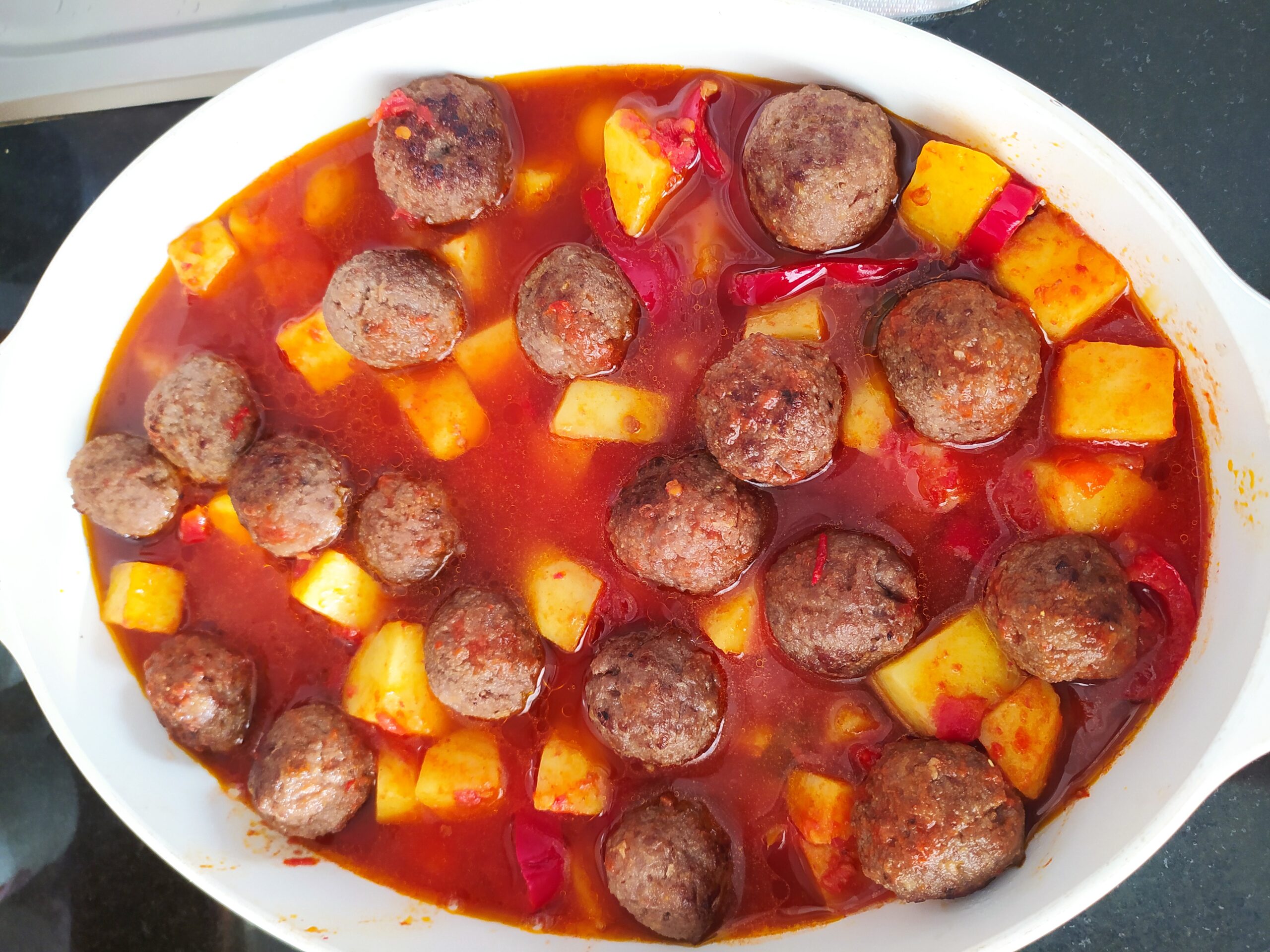 Fırında Köfte Patates Tarifi