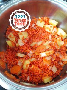 patatesli Mercimek Çorbası nasıl yapılır