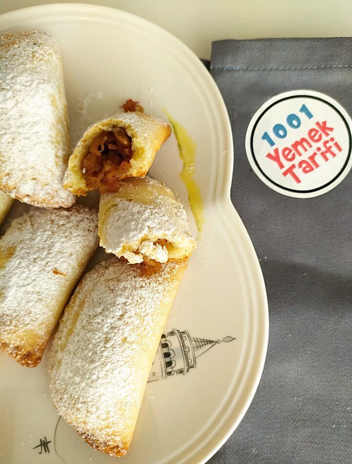 Elmalı Cevizli Kıyır Kıyır Kurabiye Tarifi