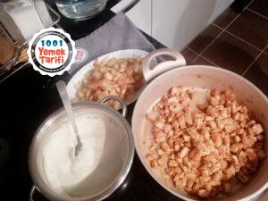 patates Tavuk yapımı