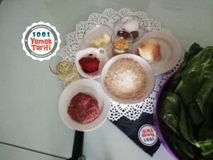 Pazı Sarması malzemeleri