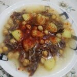 İlikli Kemikten Patatesli Nohutlu Yemek