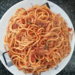 Soslu Spagetti Makarna