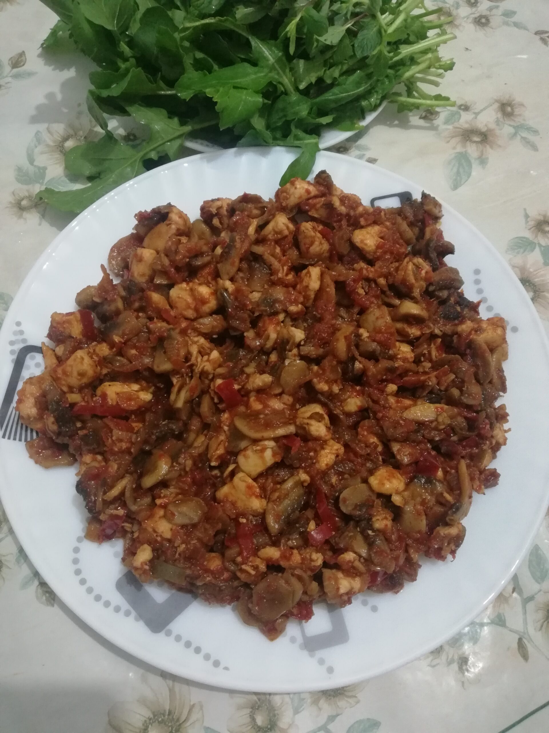 Tavuklu Mantar Sote Tarifi