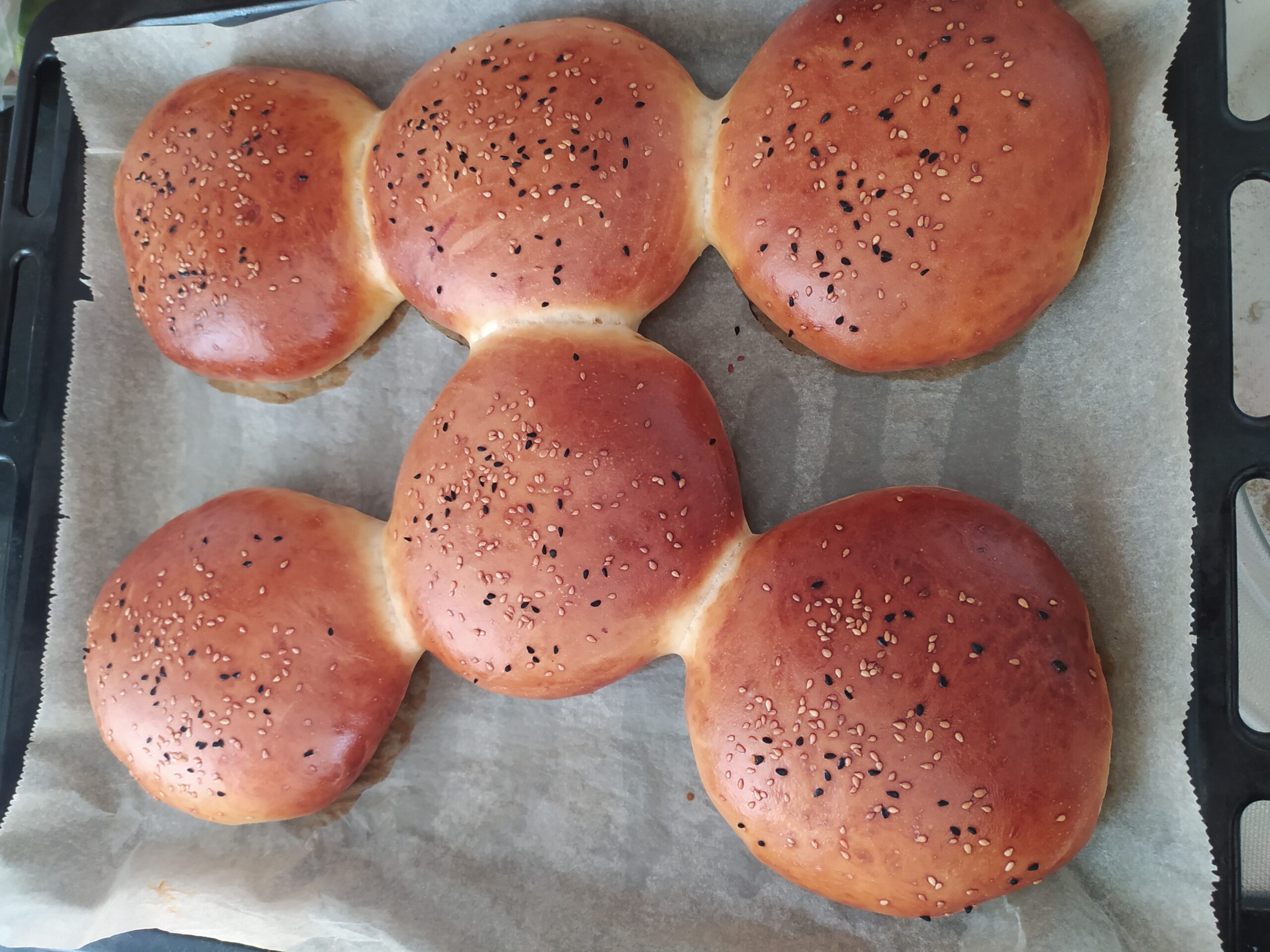 ev yapımı Hamburger Ekmeği