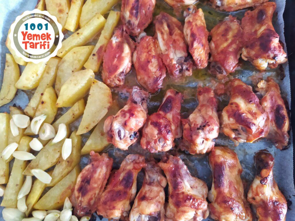 Mangal Tadında Soslu Tavuk Kanat