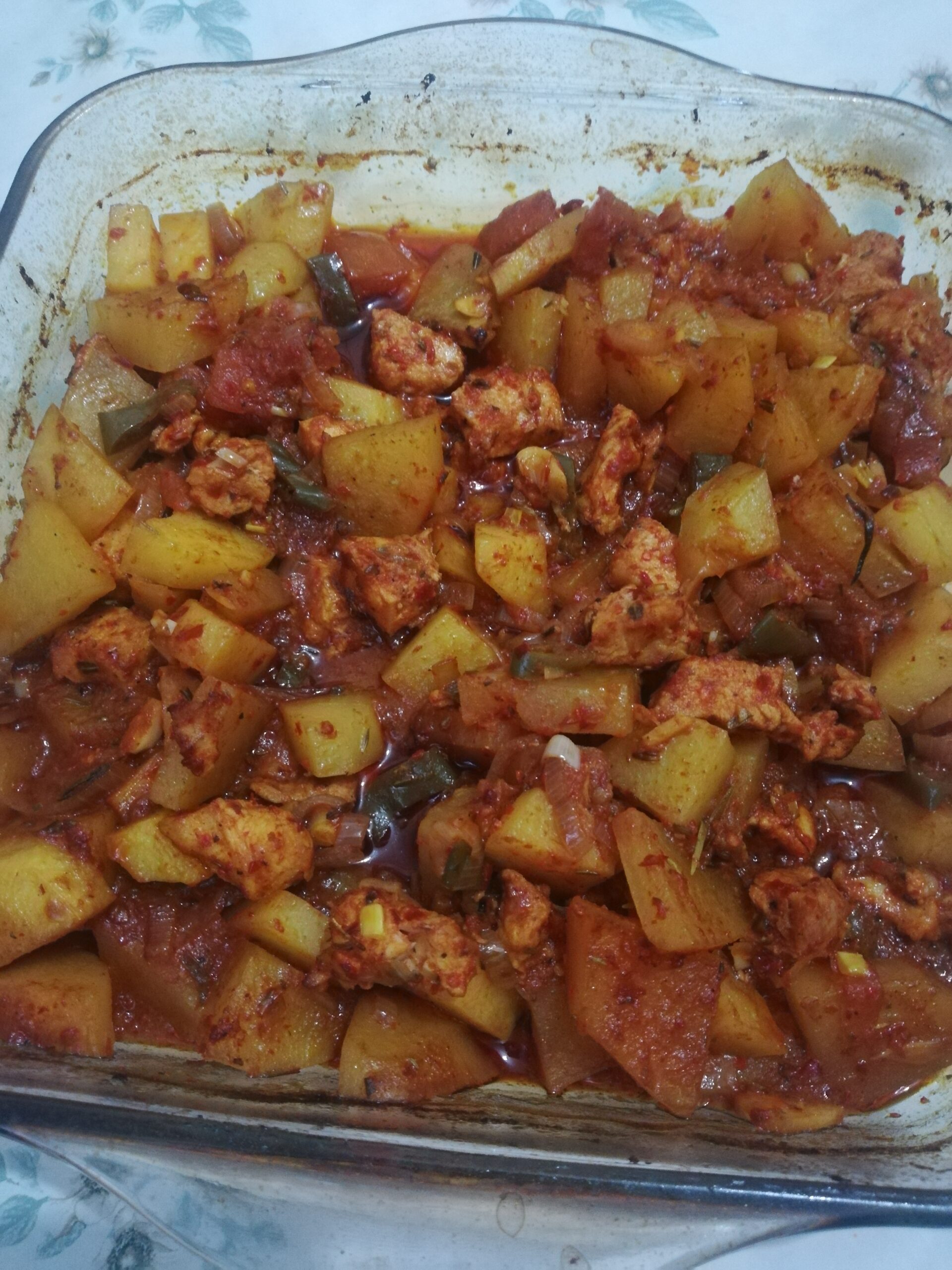 Tavuklu Patates tarifi