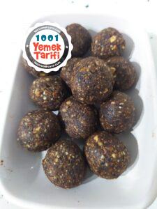 Şekersiz atıştırmalık Hurma Topları