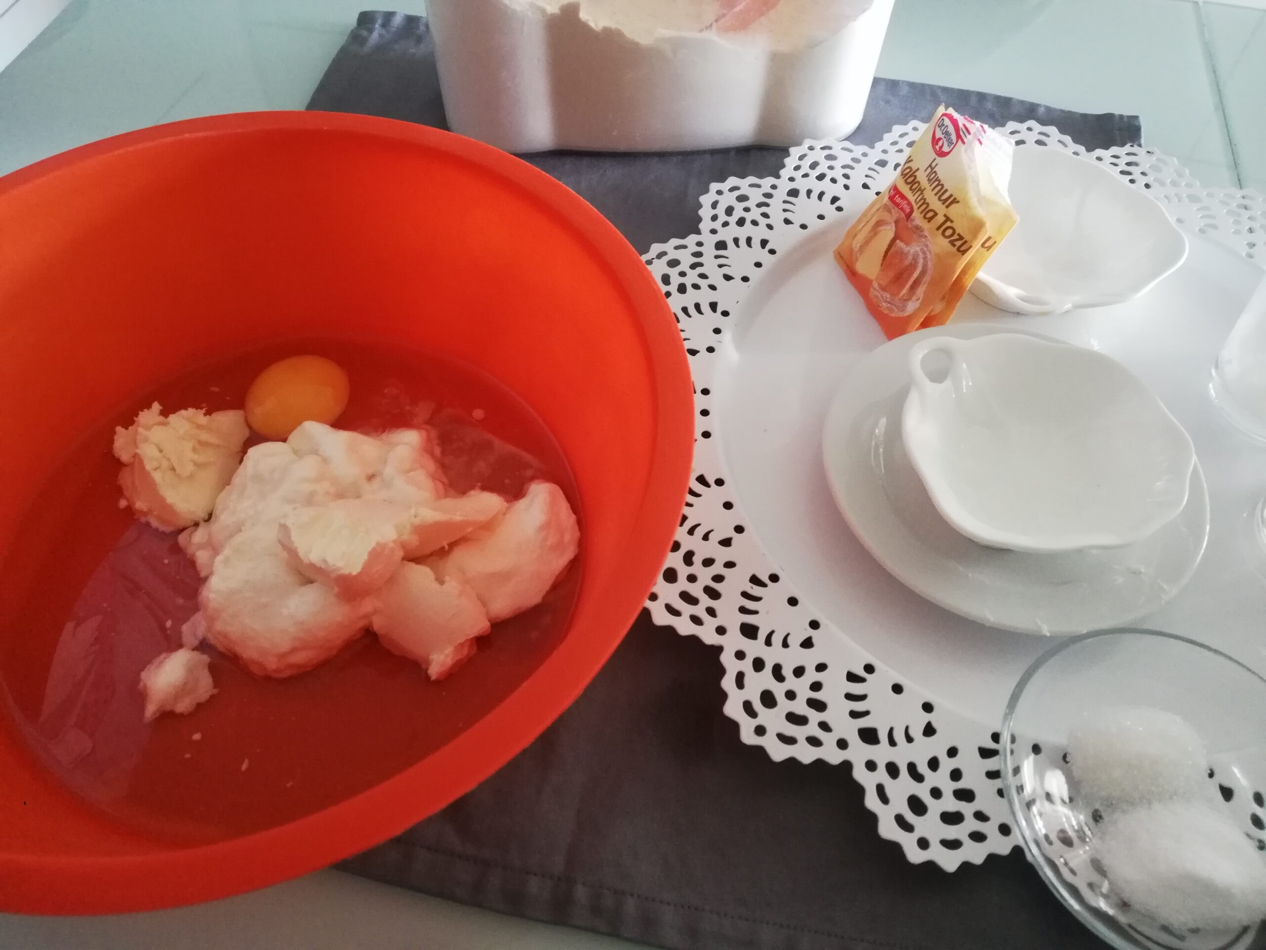 Kaşarlı Poğaça yapımı