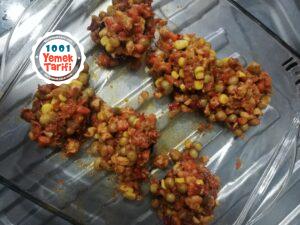 Fırında kaşarlı Mantar Dolması tarifi