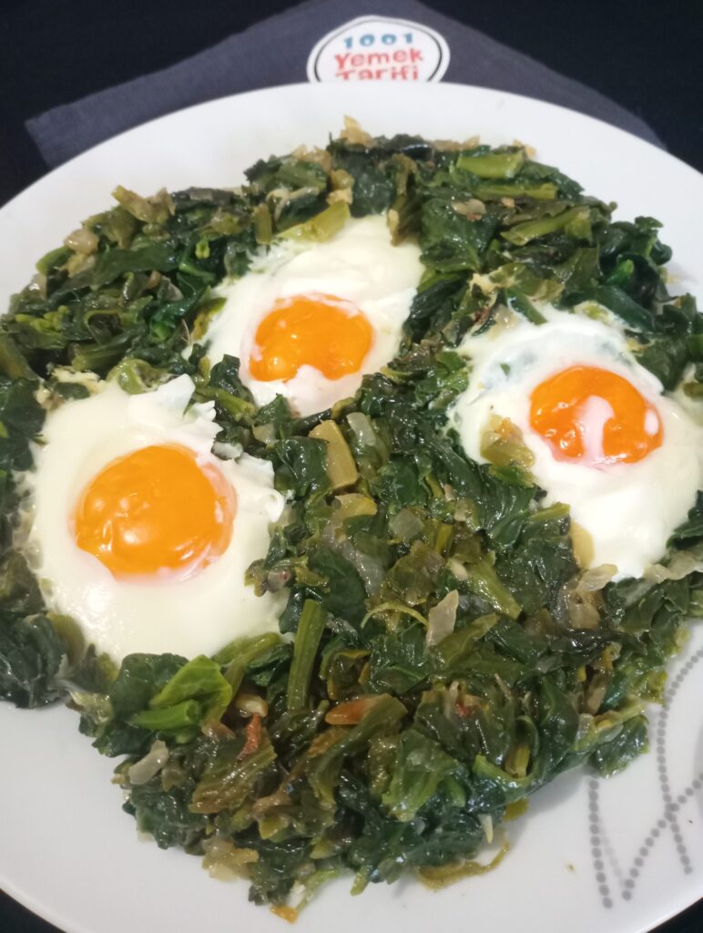 Yumurtalı Ispanak Yemeği Tarifi