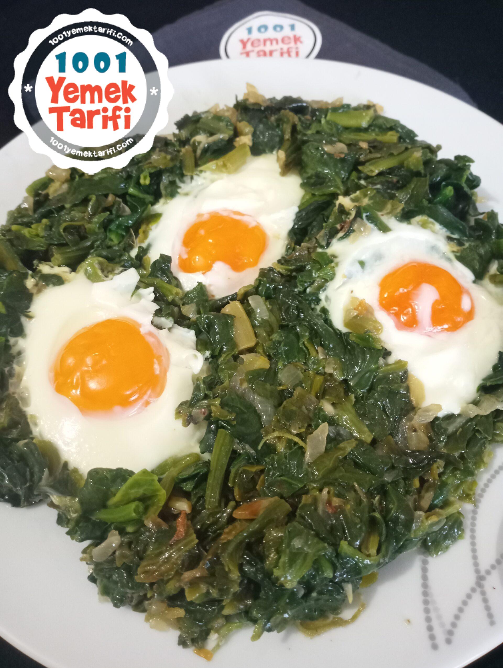 Yumurtalı Ispanak Yemeği Tarifi