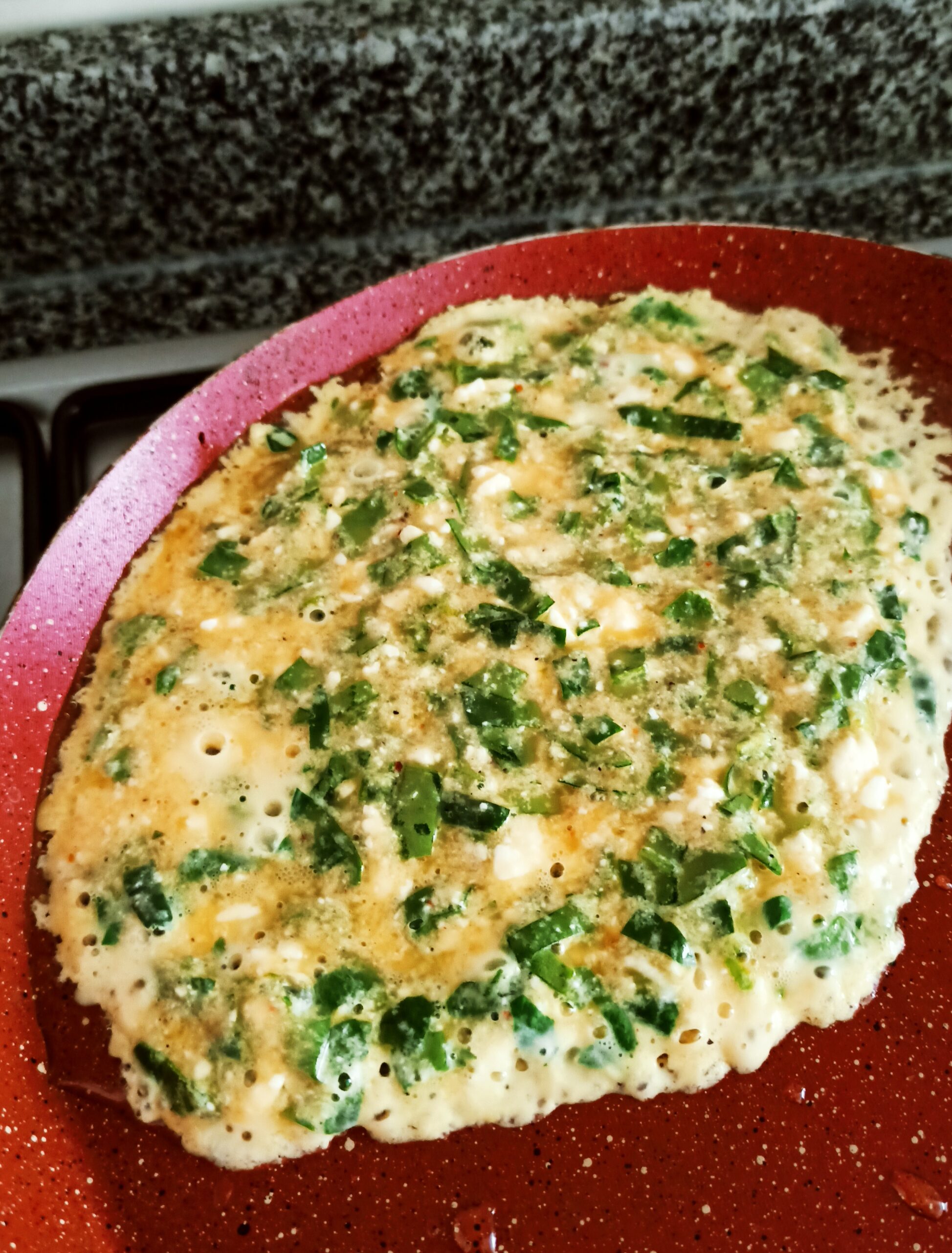 Ispanaklı Omlet