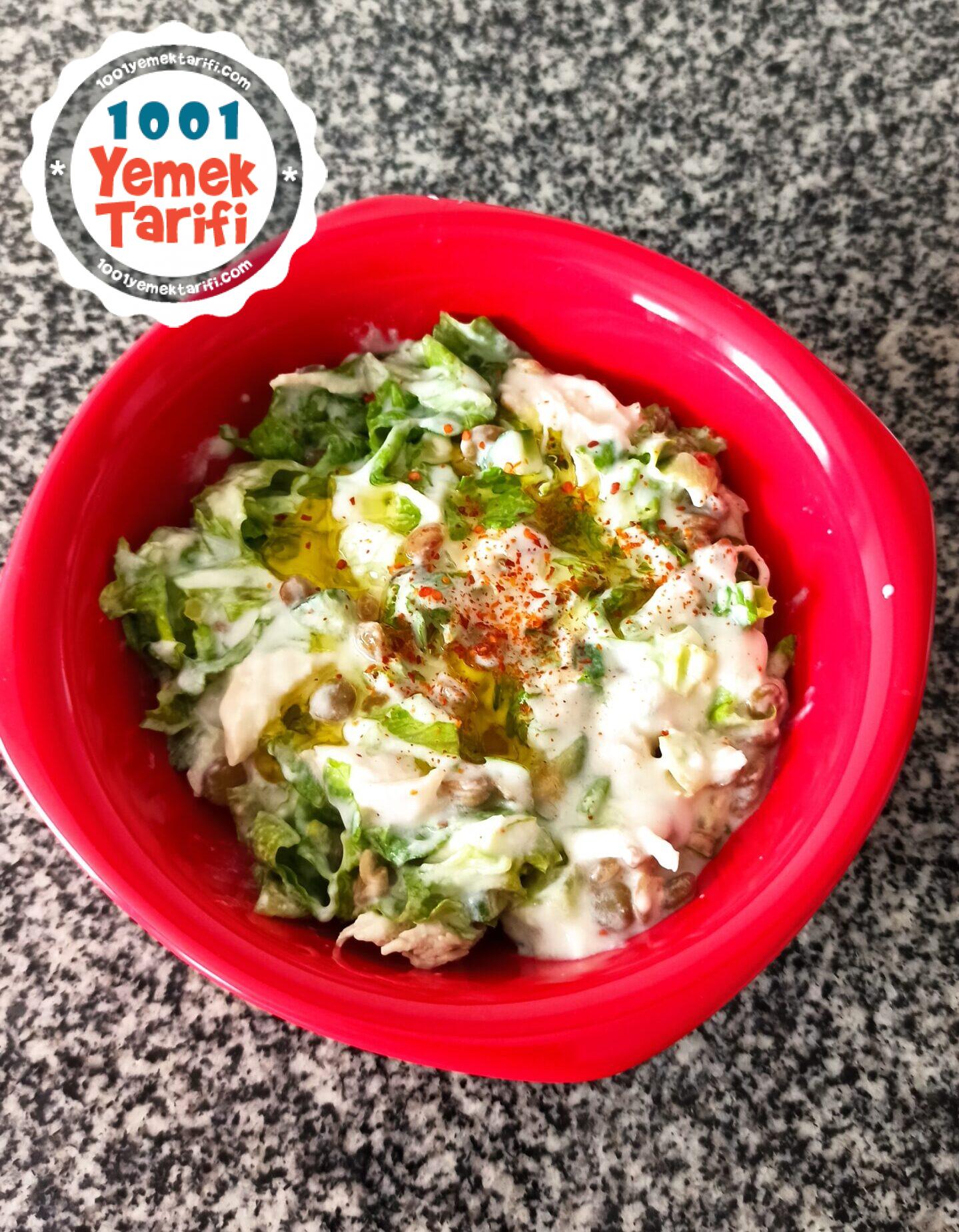 Tavuklu Fit Salata Tarifi