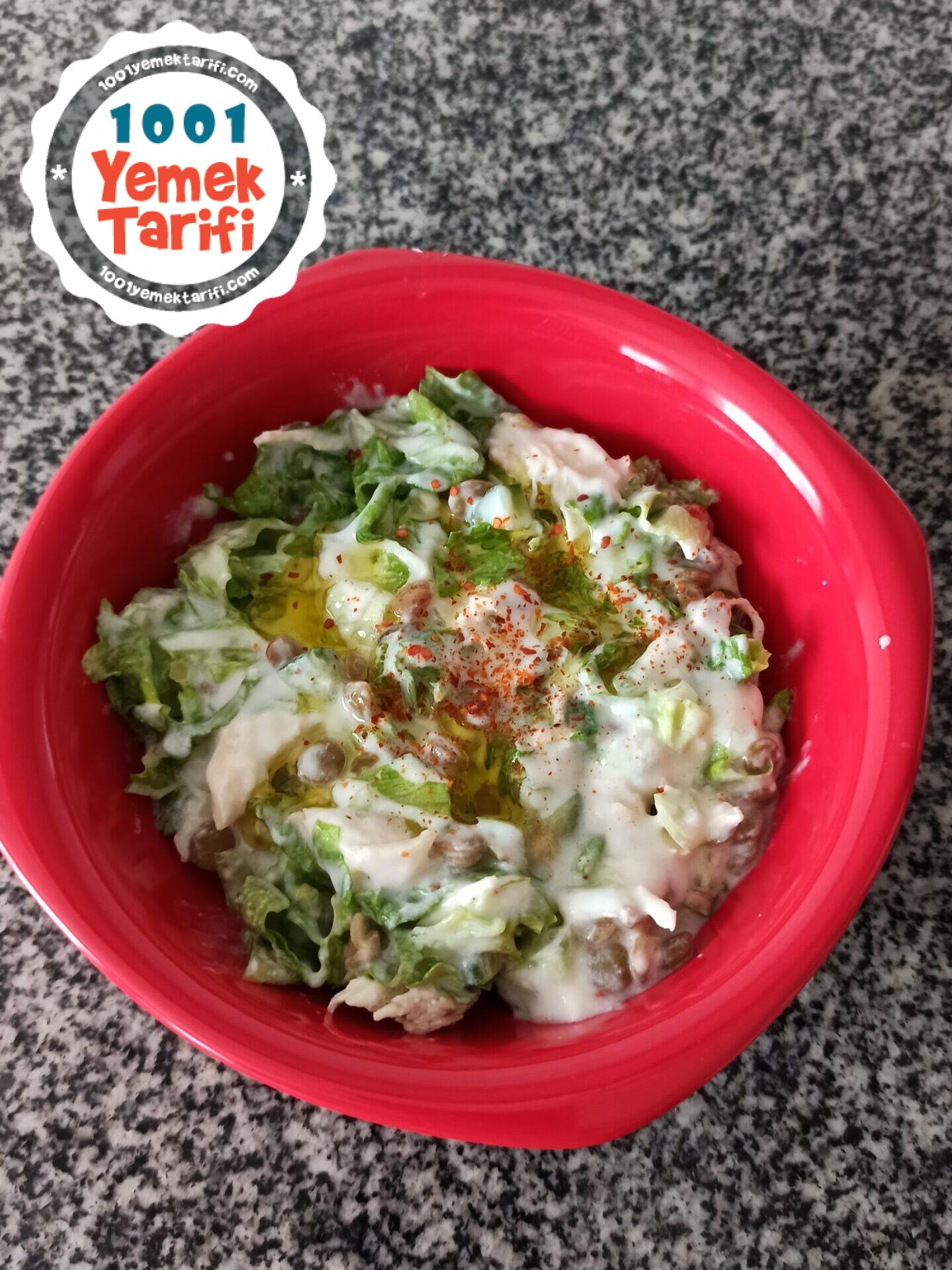 Tavuklu Fit Salata Tarifi