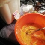 Çaylı Kek yapımı