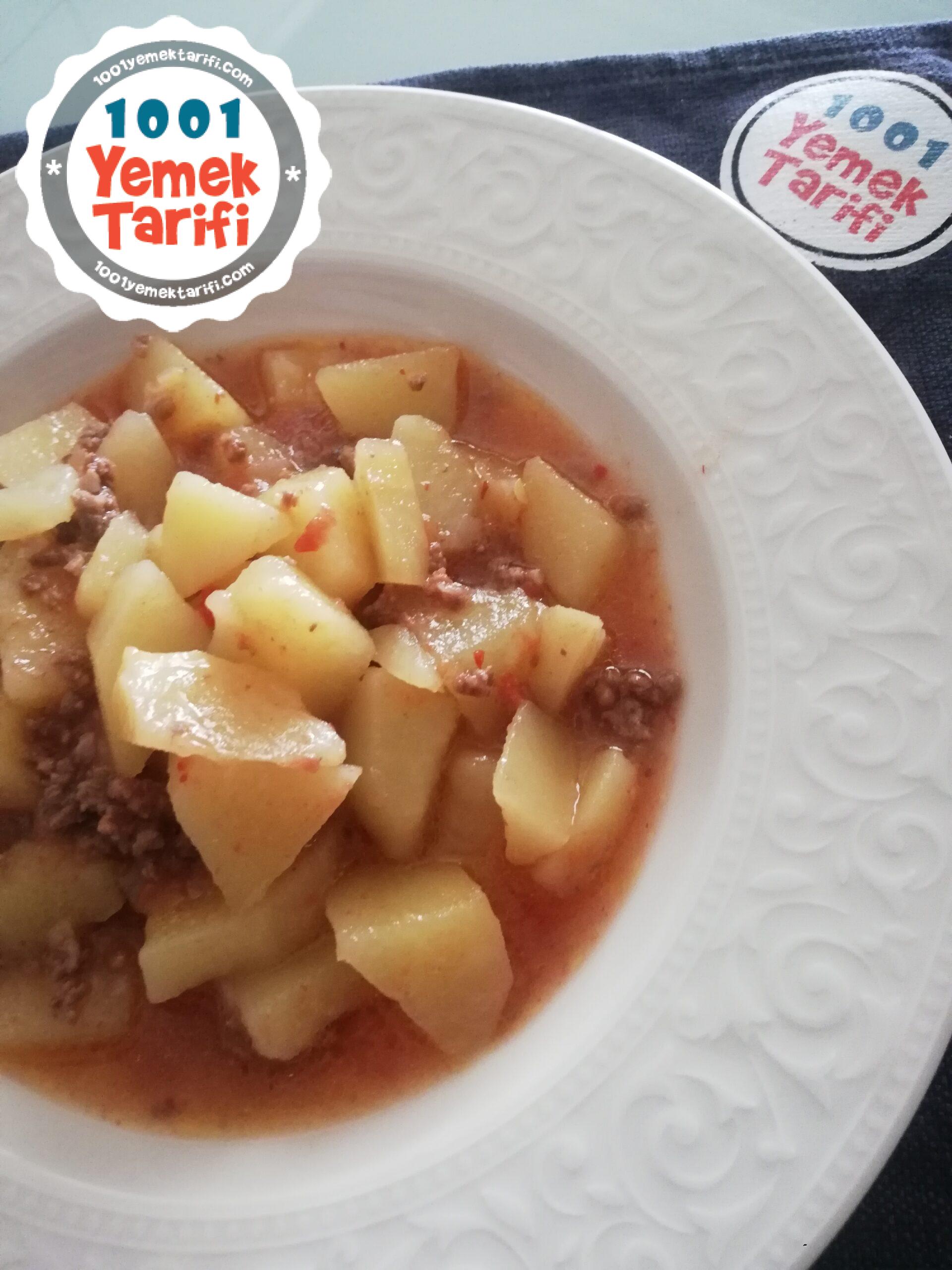 Kıymalı Patates Yemeği tarifi