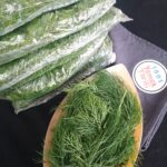 Buzluk için Dereotu Hazırlama