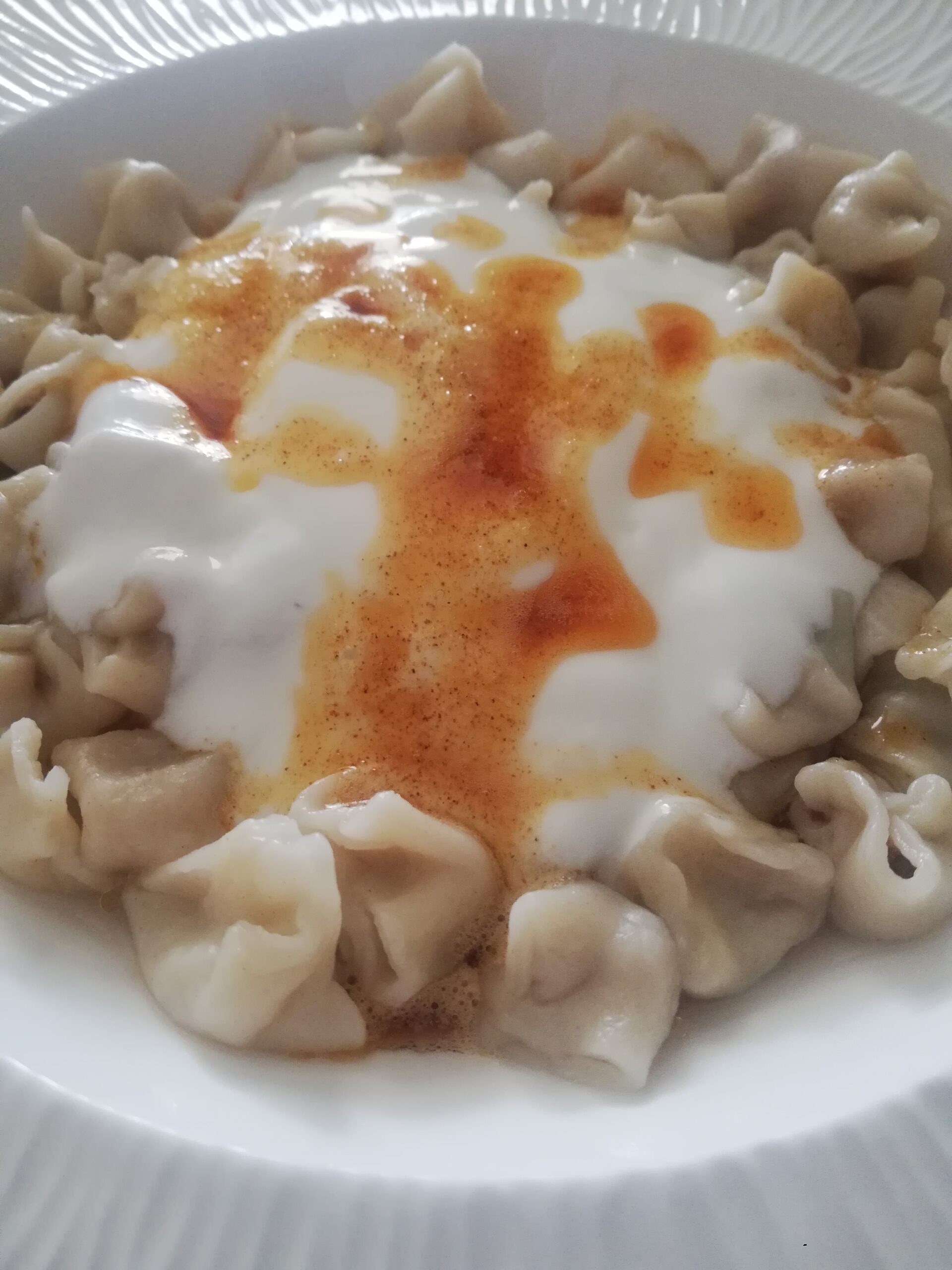 mantı yapımı