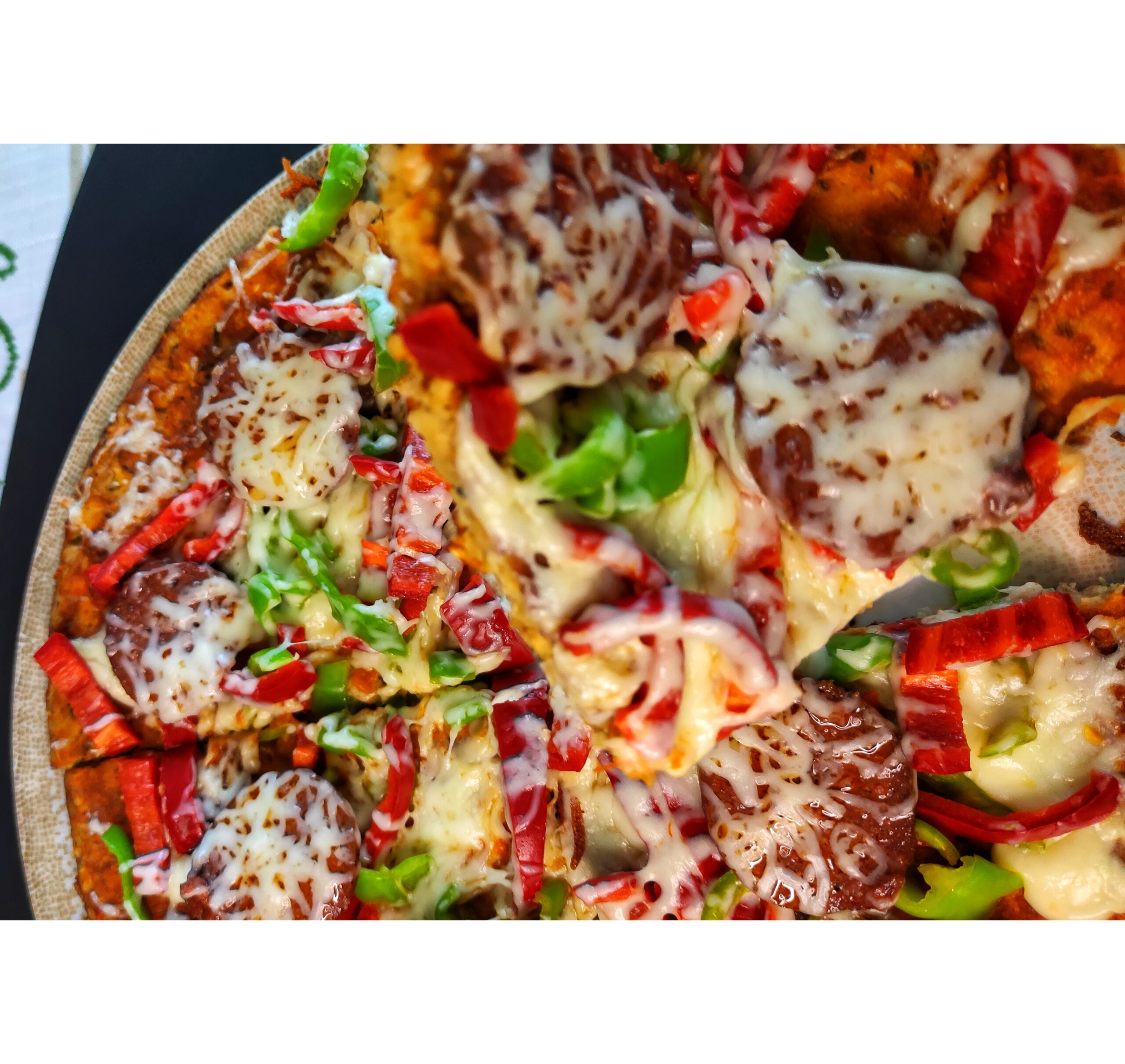 fotoğraflı Fit Yulaf Pizza Tarifi