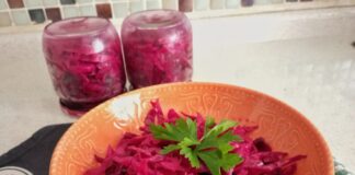 mor lahana salatası