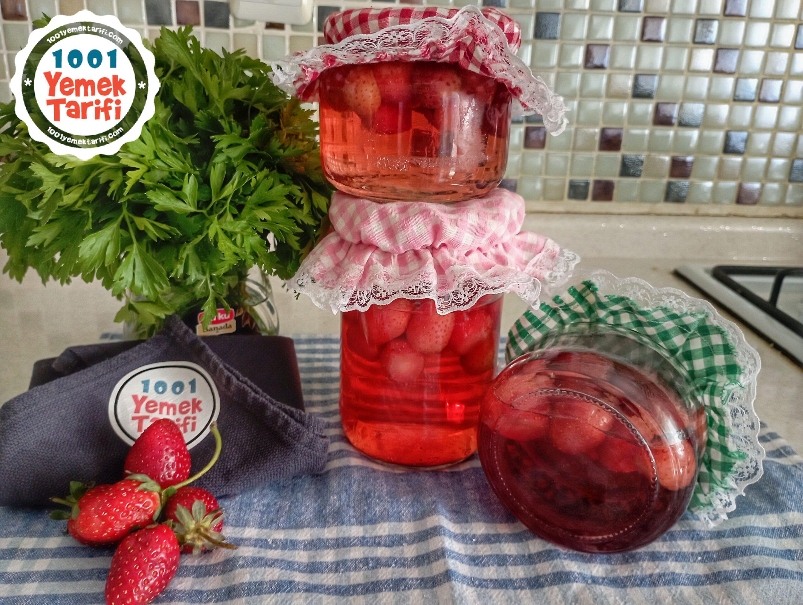 ✅KONSERVE: Çilek Komposto Tarifi (VİDEOLU)