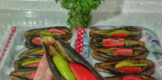 KIŞLIK Karnıyarık Patlıcan Tarifi