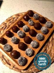 Çikolatalı Truff Tarifi malzemeler-nefis ve kolay 1001yemektarifi
