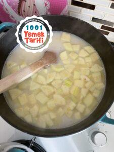 kabak çorbası yapımı