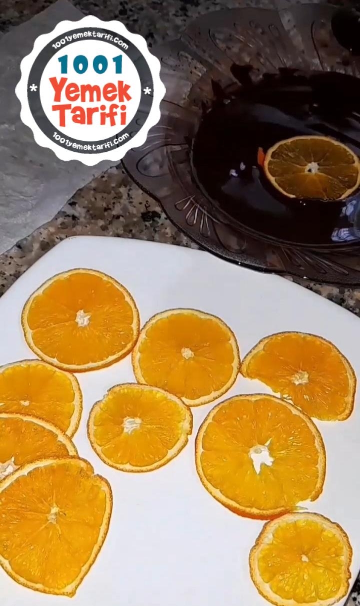 Çikolatalı Portakal Dilimleri