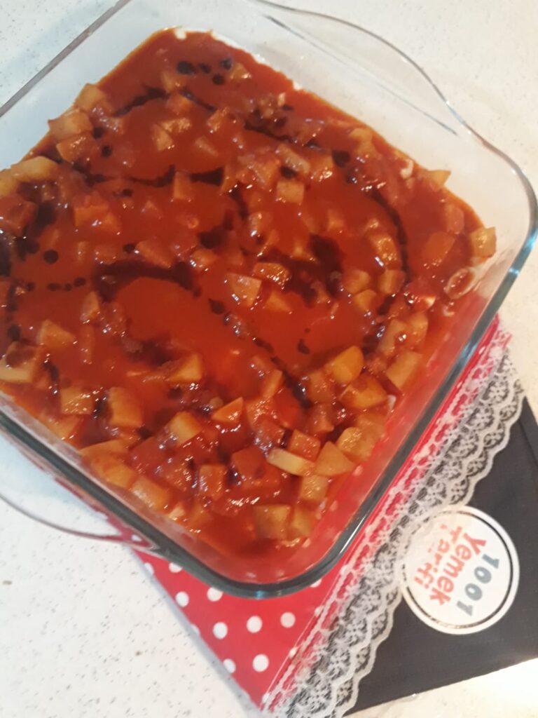 Patates Soslu Kayseri Mantısı