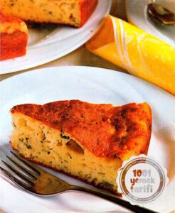 Peynirli Kek Tarifi-Kolay ve Nefis Kek-kac kalori ve besin degeriyle-1001yemektarifi