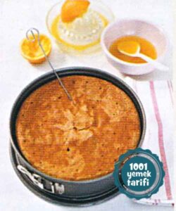 Portakalli Bademli Pasta Tarifi-puf noktasri pratik bilgi