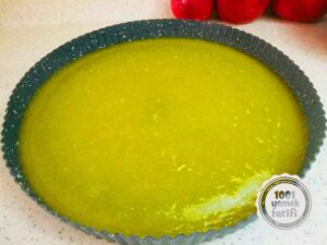 Portakalli-Kremali-irmik-Tatlisi-nefis-kolay-ev-yapimi-irmik-yapimi-nasil-yapilir-videolu tarif fotografli resimli-tarifler