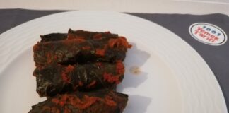 Etsiz salçalı, soslu yaprak sarması tarifi-nasıl yapılır-sarma yapımı kaç kalori
