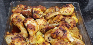 Fırında Sarımsaklı Tavuk