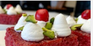 Vişneli Revani Tatlısı Tarifi yapımı nasıl yapılır kaç kalori