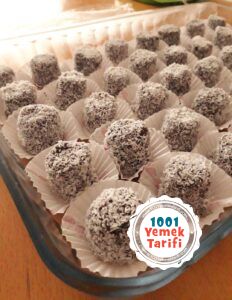 İrmikli Lokum Tarifi-Fındıklı ve Çikolatalı-ev yapımı kolay lokum yapımı