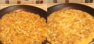 Tavada Kaşarlı Patatesli Yumurta tarifi nasıl yapılır