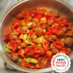 Tencerede sulu Kofteli Patlican Yemegi-1001yemektarifi-2