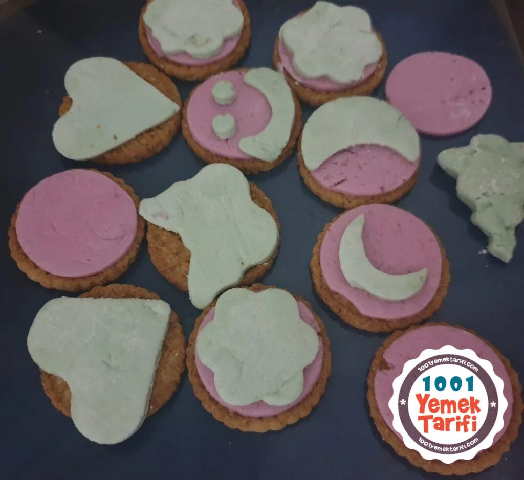 Marshmallow ile şeker hamuru yapımı