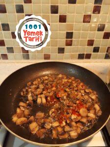 Mantar Soteli Pirinç Pilavı Tarifi