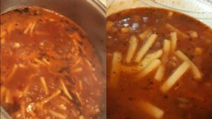 Yeşil Mercimekli erişte Çorbası nasıl yapılır